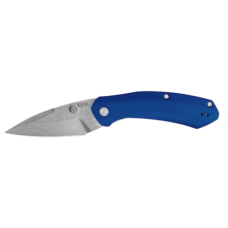 Case Cutlery Knife, Case Blue Anodized Aluminum Westline S35VN Blade 36552